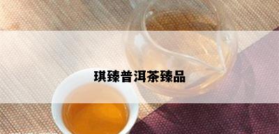 琪臻普洱茶臻品