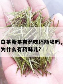 白茶新茶有味还能喝吗，为什么有味儿？