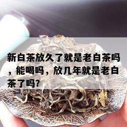 新白茶放久了就是老白茶吗，能喝吗，放几年就是老白茶了吗？