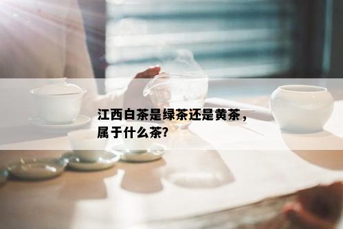 江西白茶是绿茶还是黄茶，属于什么茶？