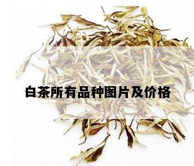 白茶所有品种图片及价格