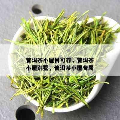 普洱茶小屋目可靠，普洱茶小屋别墅，普洱茶小屋专属