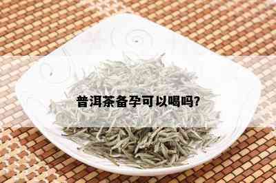 普洱茶备孕可以喝吗？