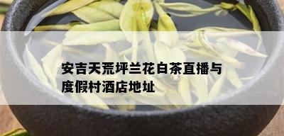 安吉天荒坪兰花白茶直播与度假村店地址