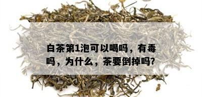 白茶第1泡可以喝吗，有吗，为什么，茶要倒掉吗？