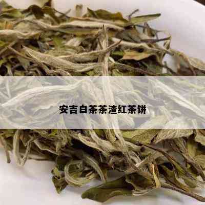 安吉白茶茶渣红茶饼