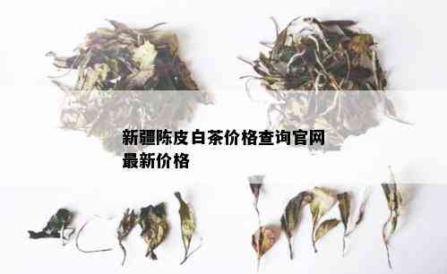 新疆陈皮白茶价格查询官网最新价格