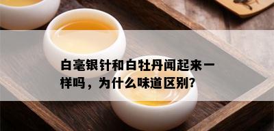 白毫银针和白牡丹闻起来一样吗，为什么味道区别？