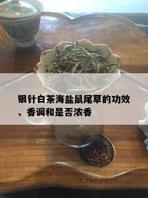 银针白茶海盐鼠尾草的功效、香调和是否浓香