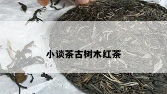 小谈茶古树木红茶