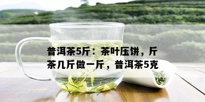 普洱茶5斤：茶叶压饼，斤茶几斤做一斤，普洱茶5克