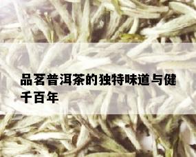 品茗普洱茶的独特味道与健千百年