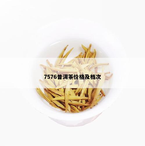 7576普洱茶价格及档次