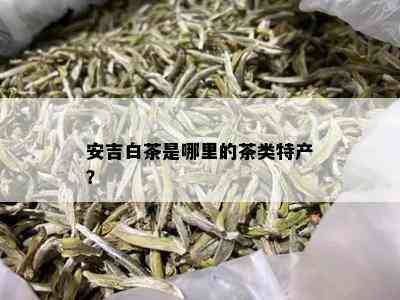 安吉白茶是哪里的茶类特产？