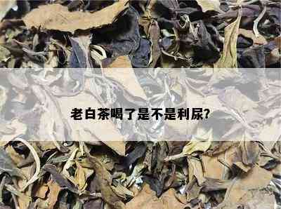 老白茶喝了是不是利尿？