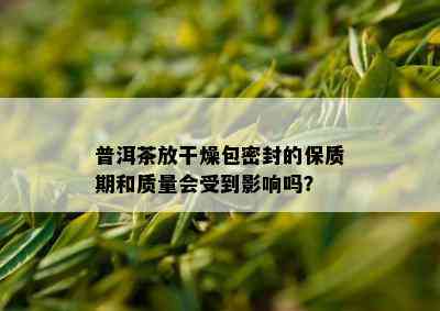 普洱茶放干燥包密封的保质期和质量会受到影响吗？