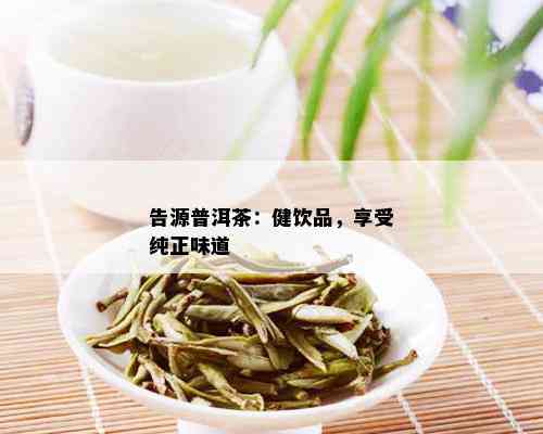 告源普洱茶：健饮品，享受纯正味道