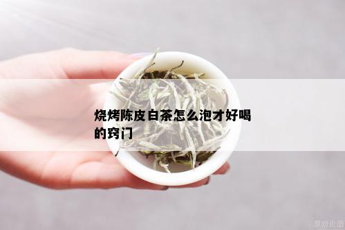 烧烤陈皮白茶怎么泡才好喝的窍门