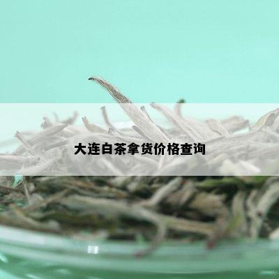 大连白茶拿货价格查询