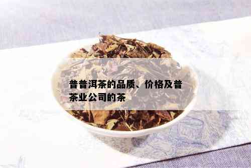 普普洱茶的品质、价格及普茶业公司的茶