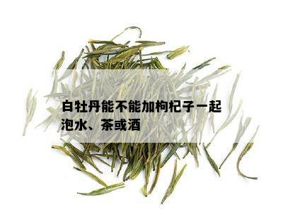 白牡丹能不能加枸杞子一起泡水、茶或