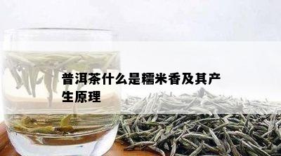 普洱茶什么是糯米香及其产生原理