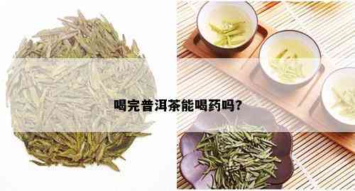 喝完普洱茶能喝吗?