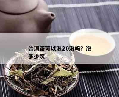 普洱茶可以泡20泡吗？泡多少次