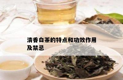 清香白茶的特点和功效作用及禁忌