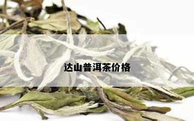 达山普洱茶价格