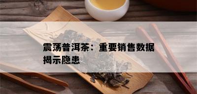 震荡普洱茶：重要销售数据揭示隐患