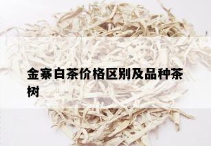 金寨白茶价格区别及品种茶树