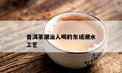 普洱茶潮汕人喝的东话潮水工艺