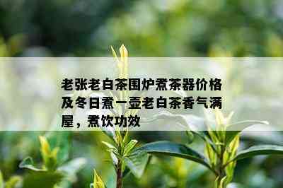 老张老白茶围炉煮茶器价格及冬日煮一壶老白茶香气满屋，煮饮功效