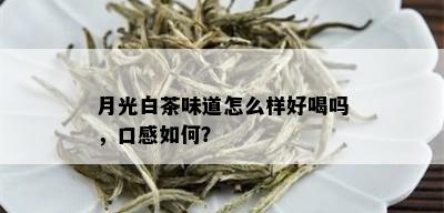 月光白茶味道怎么样好喝吗，口感如何？