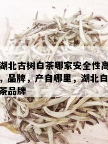 湖北古树白茶哪家安全性高，品牌，产自哪里，湖北白茶品牌