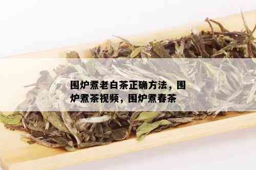 围炉煮老白茶正确方法，围炉煮茶视频，围炉煮春茶