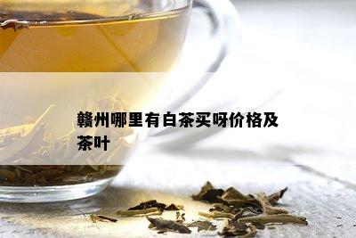 赣州哪里有白茶买呀价格及茶叶