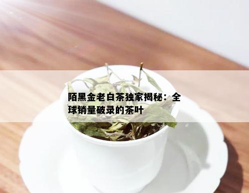 陌黑金老白茶独家揭秘：全球销量破录的茶叶