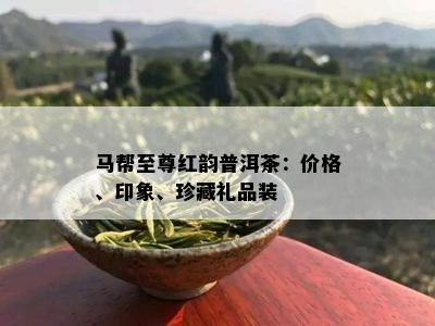 马帮至尊红韵普洱茶：价格、印象、珍藏礼品装