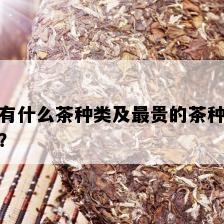 有什么茶种类及最贵的茶种？