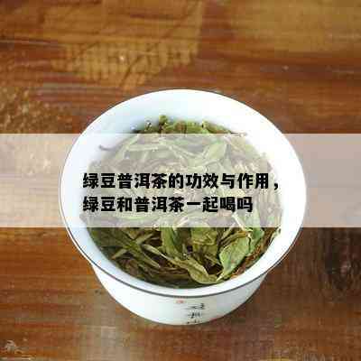 绿豆普洱茶的功效与作用，绿豆和普洱茶一起喝吗