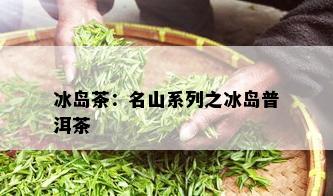 冰岛茶：名山系列之冰岛普洱茶