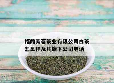 福鼎芳茗茶业有限公司白茶怎么样及其旗下公司电话