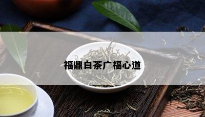 福鼎白茶广福心道