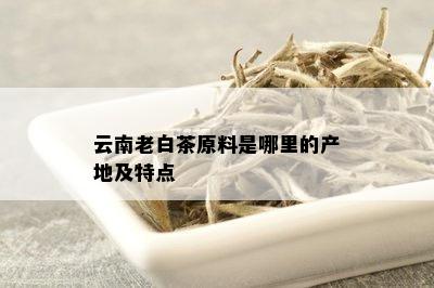 云南老白茶原料是哪里的产地及特点