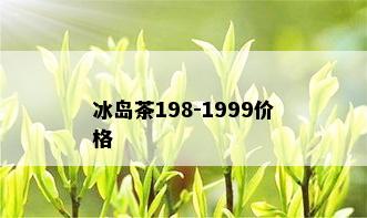 冰岛茶198-1999价格