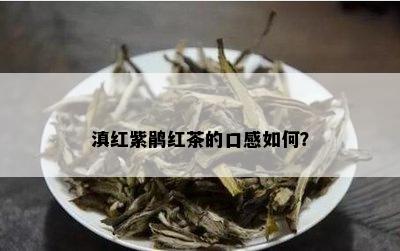 滇红紫鹃红茶的口感如何？