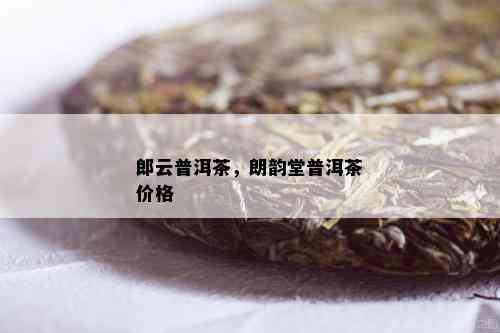 郎云普洱茶，朗韵堂普洱茶价格