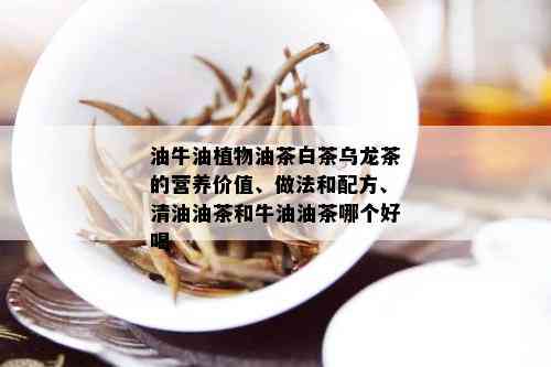 油牛油植物油茶白茶乌龙茶的营养价值、做法和配方、清油油茶和牛油油茶哪个好喝